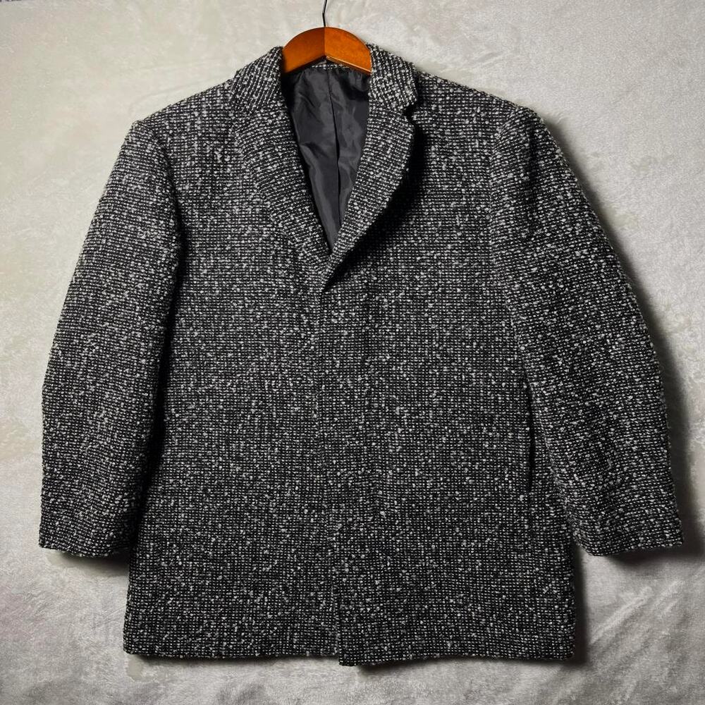 Zebra Knobby Tweed Giovanni Jacket Men's S Selected Homme Long Knit Blazer Brit